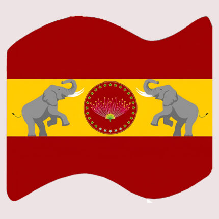 TVK Flag Model Badge