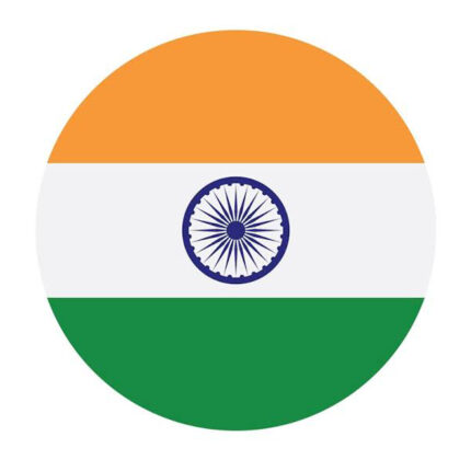 Indian Flag Acrylic Badge