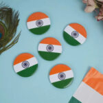 Indian Flag Acrylic Badge - Image 4