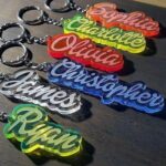 glass key chain - Image 2